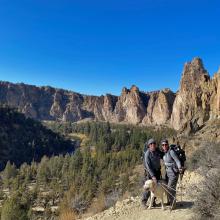 The W7W contingent on the way back to TH.  Photo Ron, W6PZA.