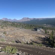 Looking down on Summit Chair from about 7,500 feet