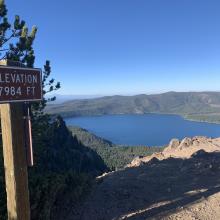 Drive-up Activation of Paulina Peak to finish the day!