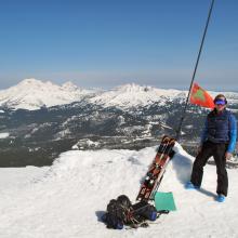 K7MAS - On summit of Mount Bachelor, ready to start Activation