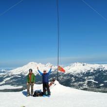 Success on W7O/CM-005, Mount Bachelor.  With my son, KC7SQD