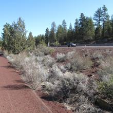 Proximity to US 97 at start of hike