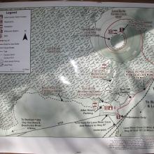 Map of Lava Butte area