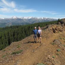 Mount Stuart and Wenatchee Range from Red Top