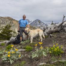 Low point between camp and Three Brothers West - Photo Tim Nair