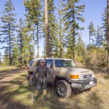 FJ Cruiser & K7MAS at TH - Photo KG7EJT