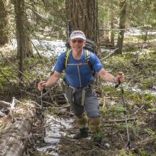 K7MAS on XC terrain en route to Hicks Butte