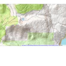 Mount Watson Summit area Topo Map - Metric