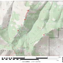 Pine Benchmark, Oregon - SOTA Map