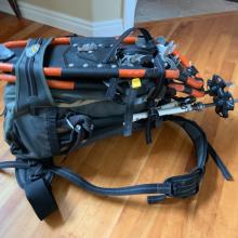 The pack loaded with gear.