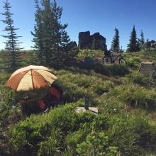 Operating position at the 1960s-1980s Lookout Site.