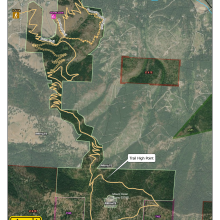 Map of Mount Dean Stone Access