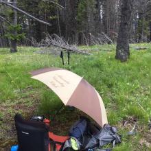 Operating position on summit.