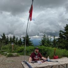 KE4HET on [East] Tiger Mountain summit