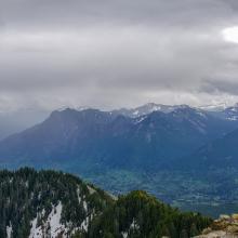 Summit views to the east