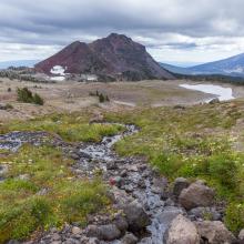 Ball Butte as seen from North. Route I took is from Southeast