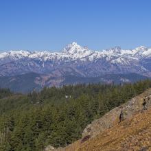 Awesome views of the Teanaway Peaks, with Mount Stuart in the center.