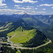 View to the southwest