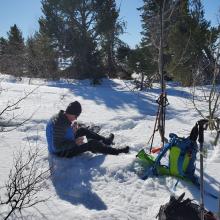 Beautiful day on the summit!