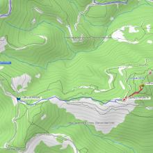 GPS tracks and waypoints