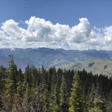 Western View From Summit