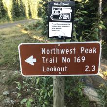 Well Marked Trail Head