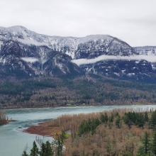 Wonderful view from part way up