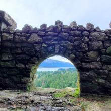 Archway on the way up