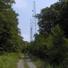 The biggest, newest radio tower on the summit