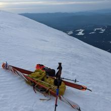 End Fed Random Wire on Snow