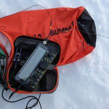 KX2 with EFRW on snow