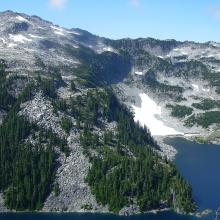 Big Heart Lake and possible route to Camp Robber Pk - need a boat!