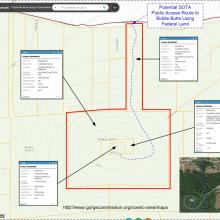 Potential Access Route Map