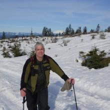 K7ATN with Mt. St. Helens in background.