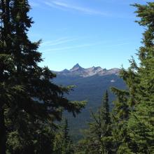 View of Howlock Mt and Sawtooth Ridge to south