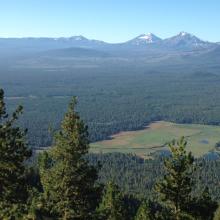 Meadows at Black Butte Ranch with the Sisters beyond
