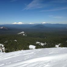 The Three Sisters and Bachelor from Summit