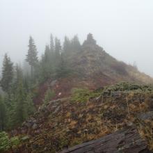 Heading up Buck Mtn.