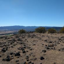A view across the mesa at Upper Table Rock