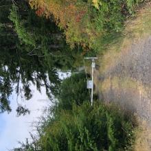 Gate from the place to park.  You can see Tower from here