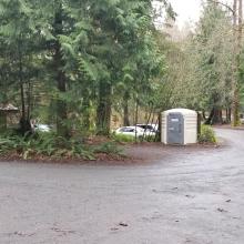 Parking area, no pass required