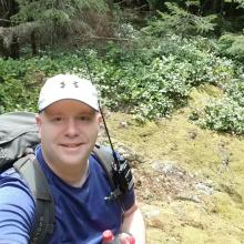 on summit, and ready to head back...