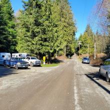 Parking area - waiver forms are at info area forward and to the left