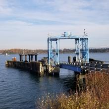 Heading back home... Lummi Island ferry dock looking East