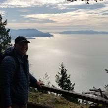 At lookout, on way back...