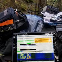 Portable digital setup, and making first SOTA FT8 contact