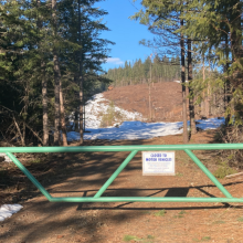 Green Gate at Trailhead