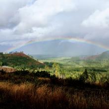 Nice view on the way to Dow Mtn.