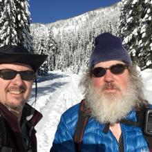 WU7H and WW7D on the way to Nason Ridge