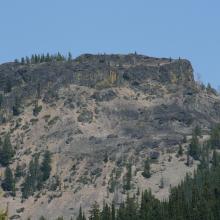 Castle Rock, view from west